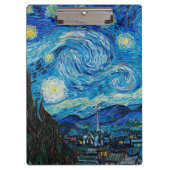 Van Gogh's Starry Night Klemmbrett (Vorderseite)