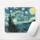 Van Gogh's "Starry Night" Mousepad (Mit Mouse)