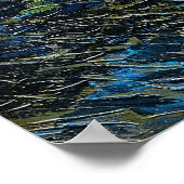 Van Gogh's Starry Night Over the Rhone Poster (Ecke)