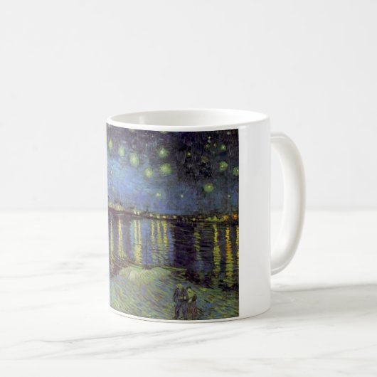 Van Gogh's Starry Night Painting Kaffeetasse (VorderseiteRechts)