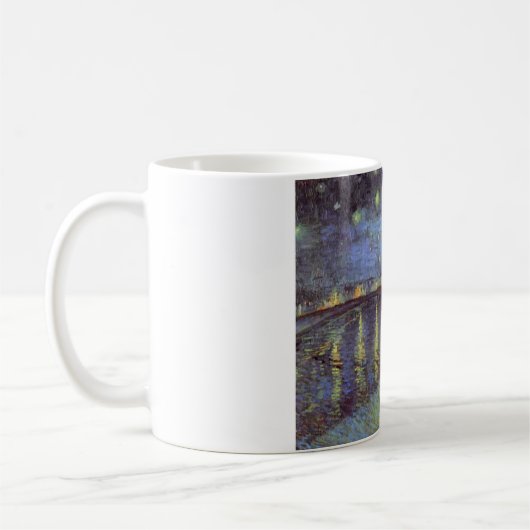 Van Gogh's Starry Night Painting Kaffeetasse (Links)