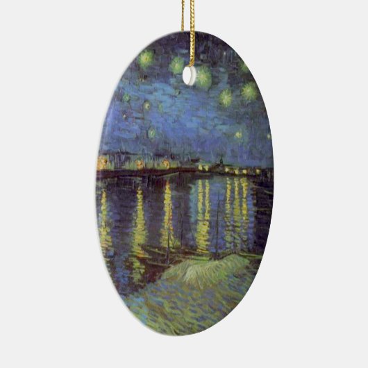 Van Gogh's Starry Night Painting Keramikornament (Rechts)