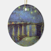 Van Gogh's Starry Night Painting Keramikornament (Links)