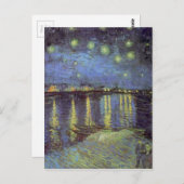 Van Gogh's Starry Night Painting Postkarte (Vorne/Hinten)