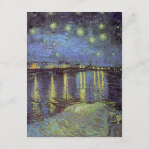 Van Gogh's Starry Night Painting Postkarte