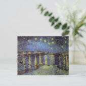 Van Gogh's Starry Night Painting Postkarte (Stehend Vorderseite)