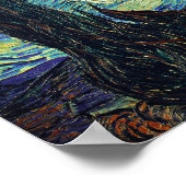 Van Gogh's Starry Night Poster (Ecke)