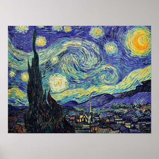Van Gogh's Starry Night Poster (Vorne)