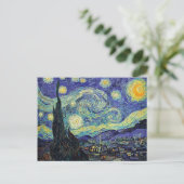 Van Goghs STARRY NIGHT Postkarte (Stehend Vorderseite)