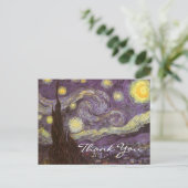 Van Gogh's Starry Night Postkarte (Stehend Vorderseite)