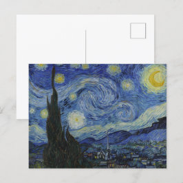 Van Gogh's Starry Night: Träumerei Postkarte