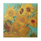 Van Gogh's Sunflowers Keramik Tile Fliese (Vorderseite)
