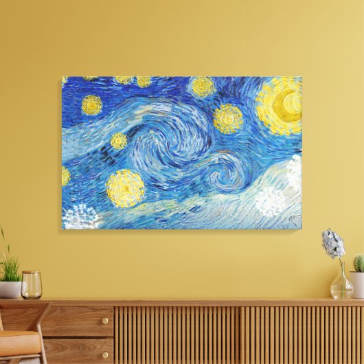 Van Gogh's The Starry Night Leinwand (Insitu (Wohnzimmer))