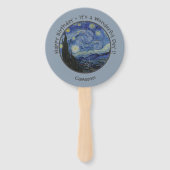 van Gogh's The Starry Night Party Items Collection Fächer (Vorderseite)