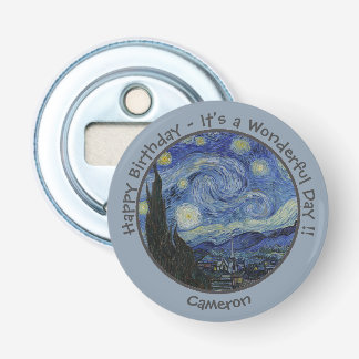van Gogh's The Starry Night Party Items Collection Flaschenöffner