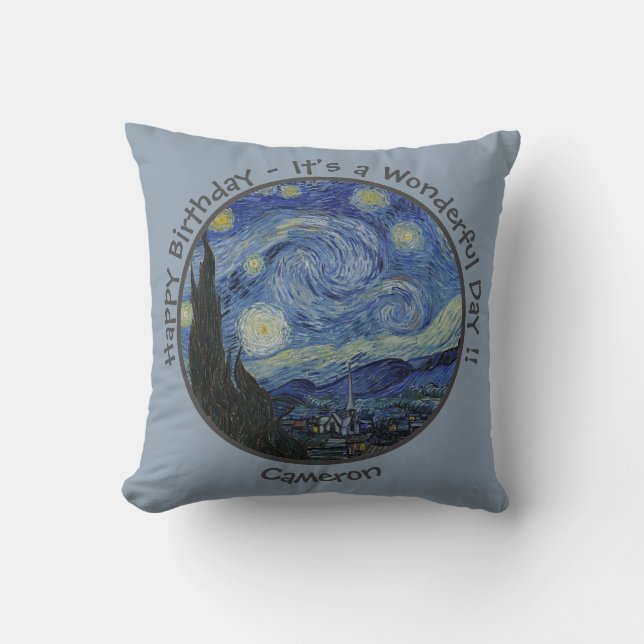 van Gogh's The Starry Night Party Items Collection Kissen (Vorderseite)