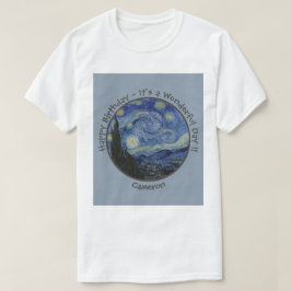 van Gogh's The Starry Night Party Items Collection T-Shirt