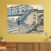 Van Gogh's The Trinquetaille Bridge, Arles (1888) Leinwanddruck (Insitu (Wohnzimmer))