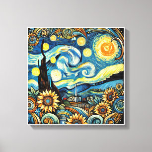 Van Goghs Traumlandschaft Leinwand Wandkunst