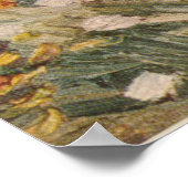 Van Gogh's "UnderGrowth with Two Figures" (1890) Poster (Ecke)