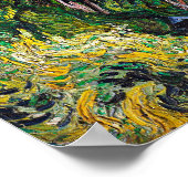 Van Gogh's Zypressen Poster (Ecke)