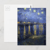 Van- Goghstern starry-night-1888- Postkarte (Vorne/Hinten)