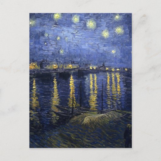 Van- Goghstern starry-night-1888- Postkarte (Vorderseite)