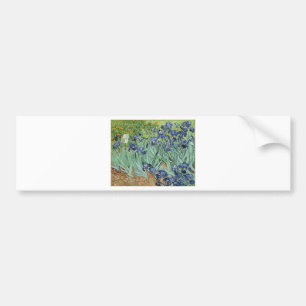 Van- GoghStillleben: Vase mit Iris Autoaufkleber