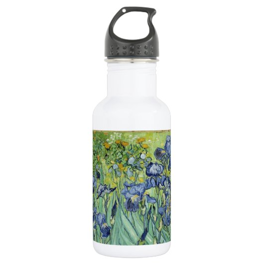 Van- GoghStillleben: Vase mit Iris Edelstahlflasche (Vorderseite)