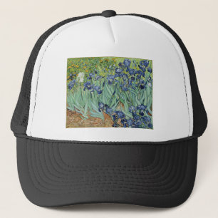 Van- GoghStillleben: Vase mit Iris Truckerkappe