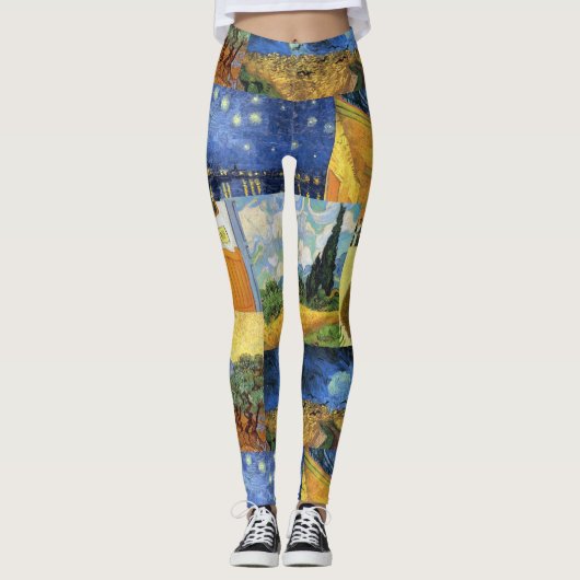 Van Goghtraummalerei-Kunst-Leggings Leggings (Vorderseite)