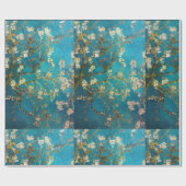 Van- GoghTürkis-Blüten-Baum Geschenkpapier (Flach)