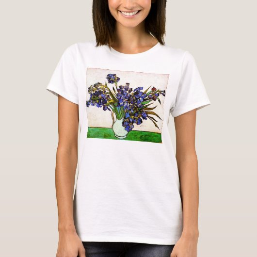 Van- Goghvase des Iris-T - Shirt (Vorderseite)