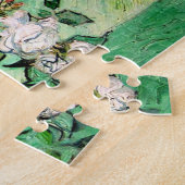 Van- Goghvase mit rosa Rosen-Puzzlespiel Puzzle (Seite)