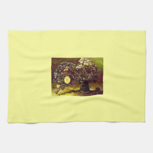 Van- Goghvasen-Blüten-Blumen-Vintage Malerei Küchentuch