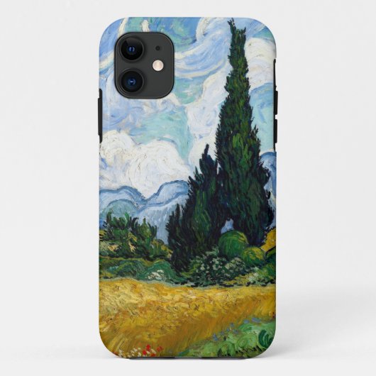 Van- Goghweizen-Feld mit Zypressen Case-Mate iPhone Hülle (Rückseite)