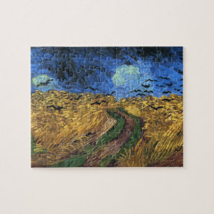 Van GoghWheatfield mit Krähen-Puzzlespiel Puzzle