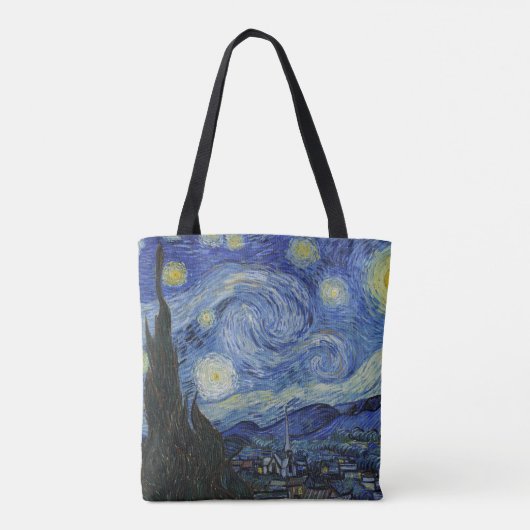 Van Gough Starry Night Tote Bag Tasche (Rückseite)