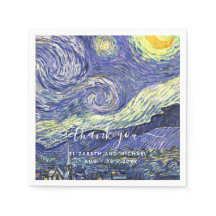 Van Gough Starry Night Vielen Dank für Ihre Hochze