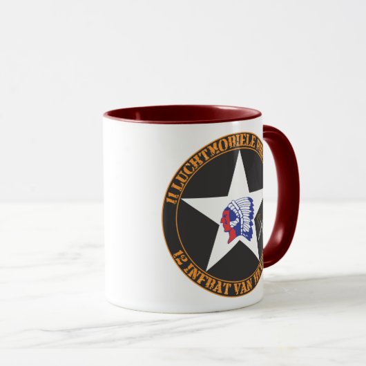 Van Heutsz 11 Luchtmobiel mok Tasse (VorderseiteRechts)