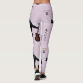van HOB, leggings, Guitar Fan Leggings (Rückseite)