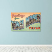 Van Horn, Texas - Große Briefszenen Leinwanddruck (Insitu (Holzboden))