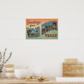 Van Horn, Texas - Große Briefszenen Poster (Küche)