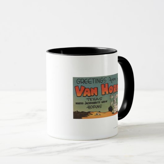 Van Horn, Texas (Jackkanbit & Crow) Tasse (VorderseiteRechts)
