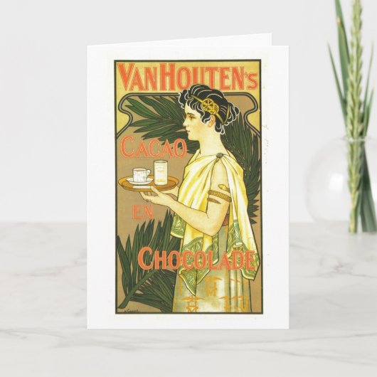 Van Houtens Cacao en Chocolade 1899 Karte (Vorderseite)