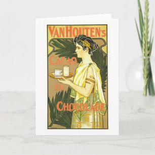 Van Houtens Cacao en Chocolade 1899 Karte