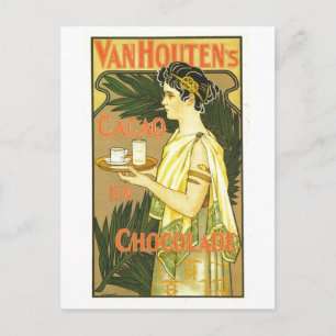 Van Houtens Cacao en Chocolade 1899 Postkarte