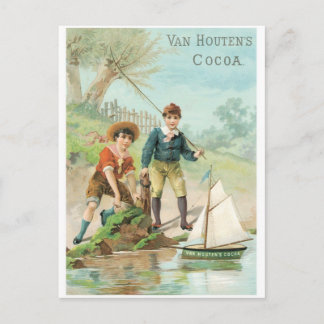 Van Houtens Kakao Postkarte