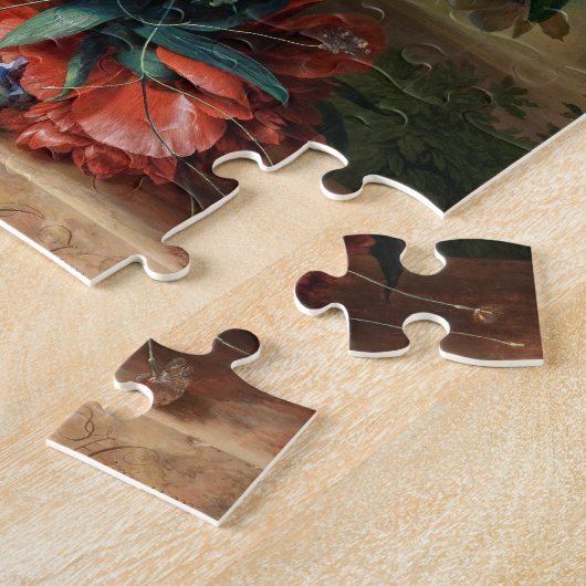 Van Huysums Bouquet des Blumenpuzzlespiels Puzzle (Seite)