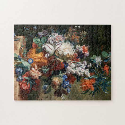 Van Huysums Bouquet des Blumenpuzzlespiels Puzzle (Horizontal)